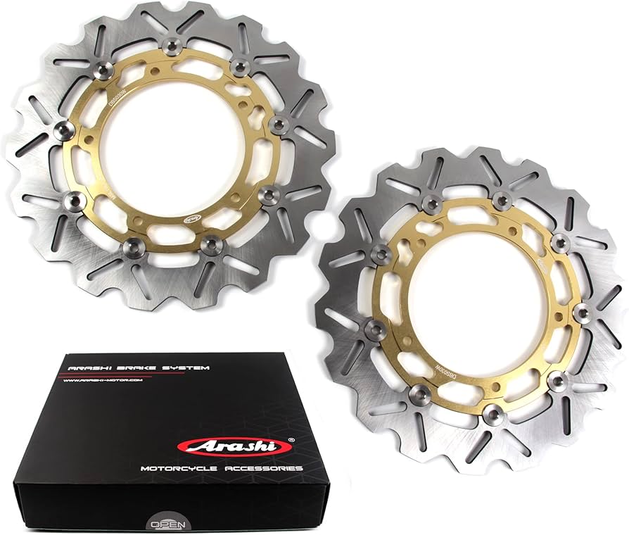 Amazon | Arashi フロントブレーキディスクローター適合車種ヤマハ MT